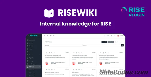 RiseWiki - Internal knowledge for RISE