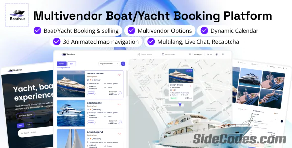 Boativus – Multivendor Boat/Yacht Booking Platform