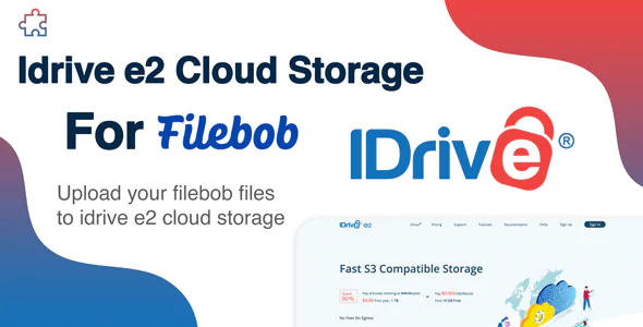 Idrive E2 Cloud Storage Add-on For Filebob
