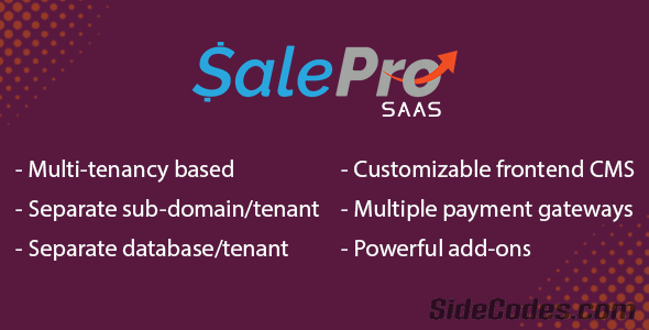 POS SaaS Add-on for SalePro – Multi-Tenant Inventory & Billing Module