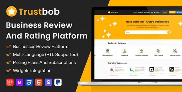 Trustbob - Business Review And Rating Platform