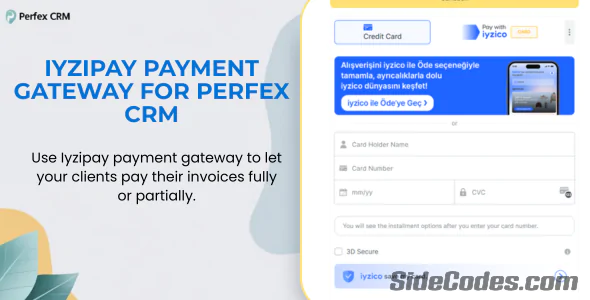 Iyzipay Payment Gateway for Perfex CRM