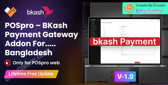 POSpro – BKash Payment Gateway Addon (Bangladesh)