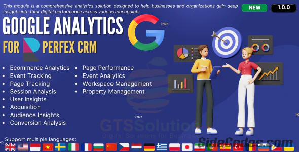 Google Analytics module for Perfex CRM